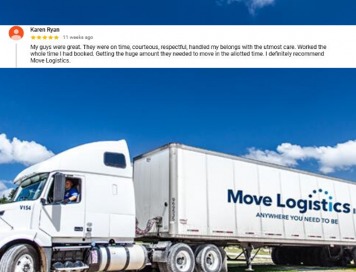 5 Star Review for Move Logistics! Monday Motivator!