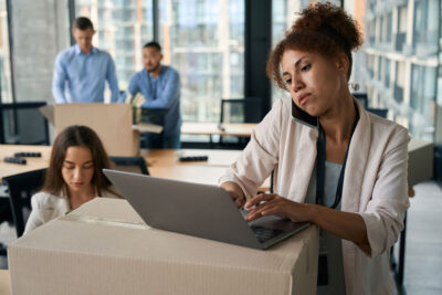 Job relocation assistance through work